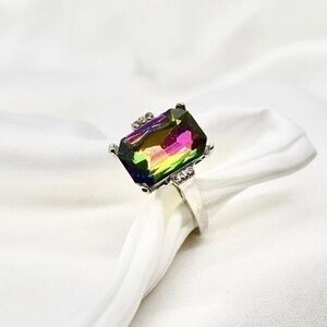Sparkling Colorful Ring